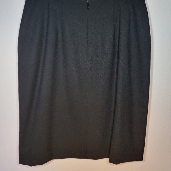 EVAN-PICONE petits Vintage 100% wool skirt. Black. Small/Medium - Picture 6 of 9